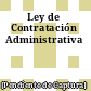 Ley de Contratación Administrativa