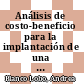 Análisis de costo-beneficio para la implantación de una plataforma de servicios en Transmerquim de Costa Rica S.A.