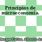 Principios de microeconomía.