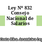 Ley Nº 832 Consejo Nacional de Salarios