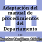Adaptación del manual de procedimientos del Departamento de Recursos Humanos del Tribunal Supremo de Elecciónes a una estructura que cumpla los requerimientos de la Norma ISO 9001: 2008